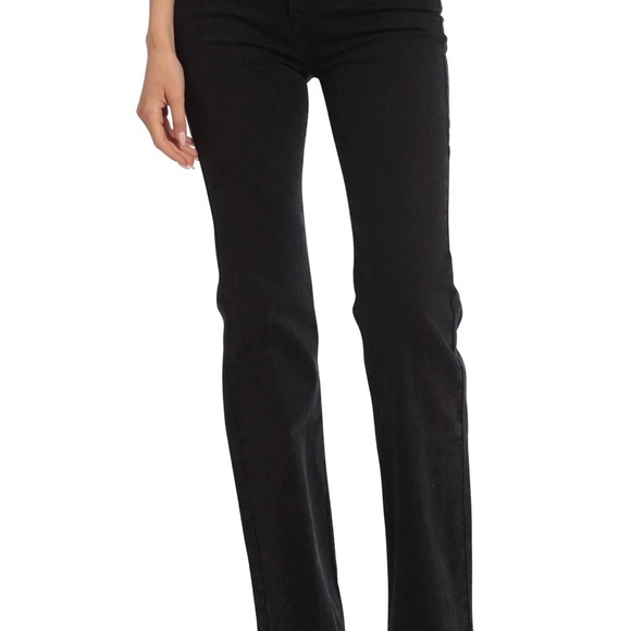 Anthropologie Avec Les Filles HighWaist Sculpted Flare ThunderWash Jeans Size 24 - Picture 3 of 13